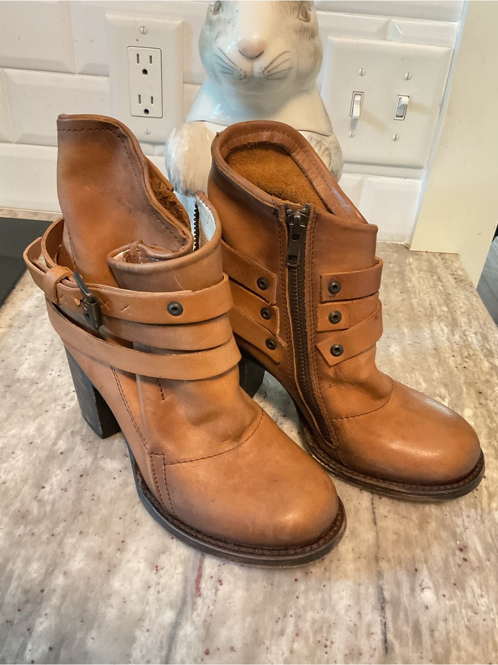 Freebird distressed leather boots